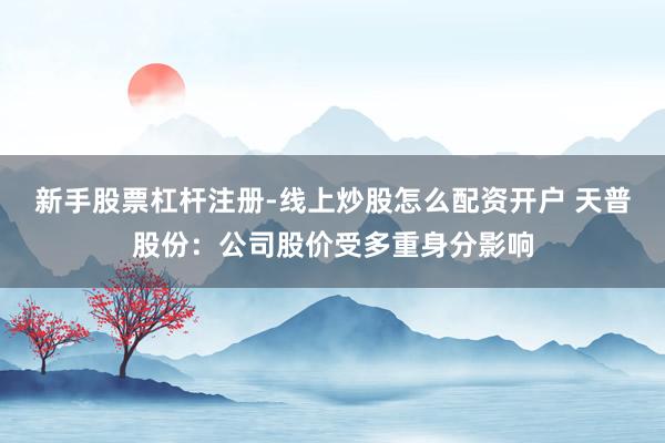 新手股票杠杆注册-线上炒股怎么配资开户 天普股份：公司股价受多重身分影响