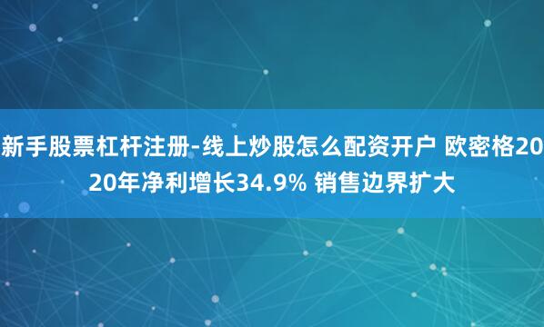 新手股票杠杆注册-线上炒股怎么配资开户 欧密格2020年净利增长34.9% 销售边界扩大